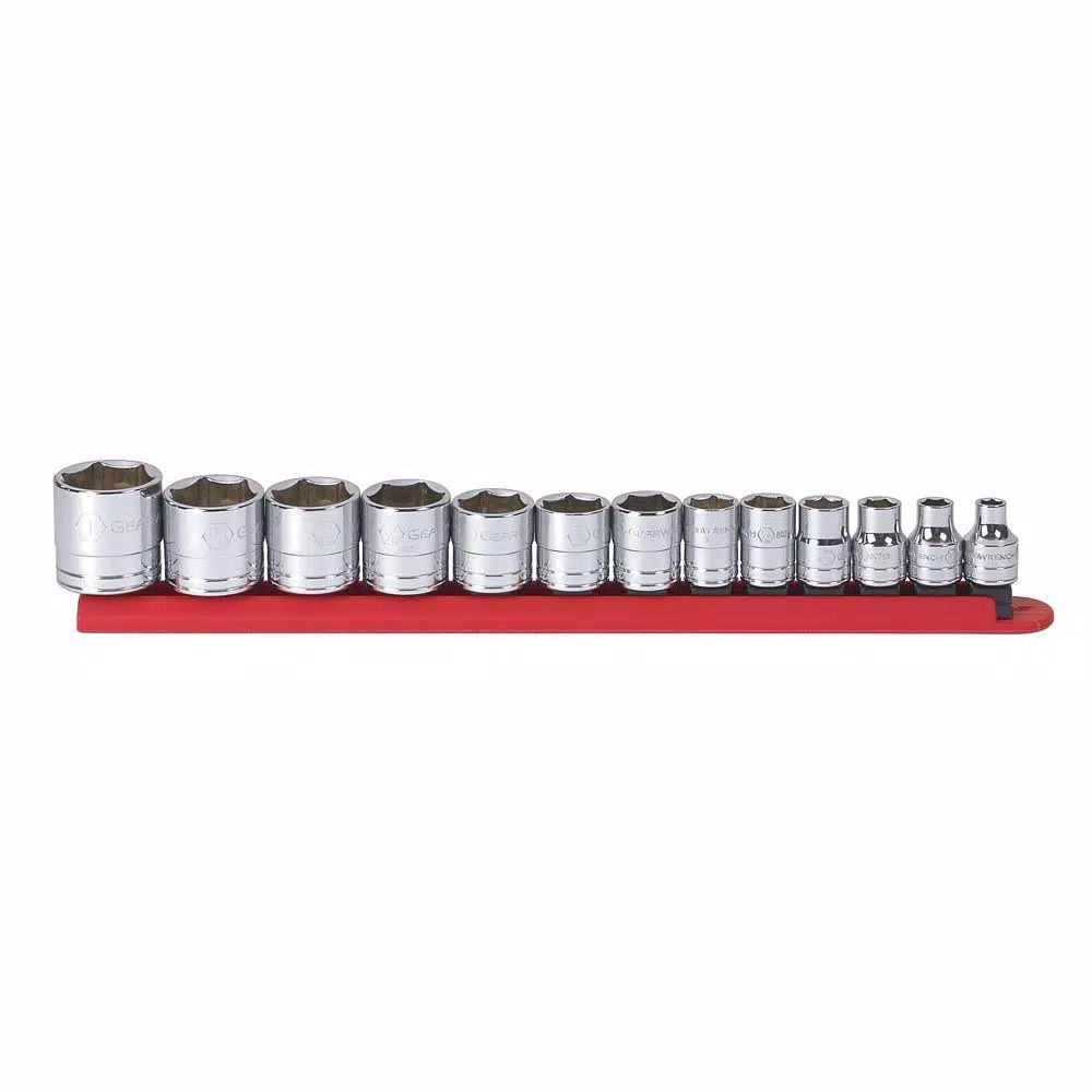 GEARWRENCH 3/8 in. Drive SAE 6-Point Standard Socket Set (13-Piece) and#8211; XDC Depot - Mycitystee