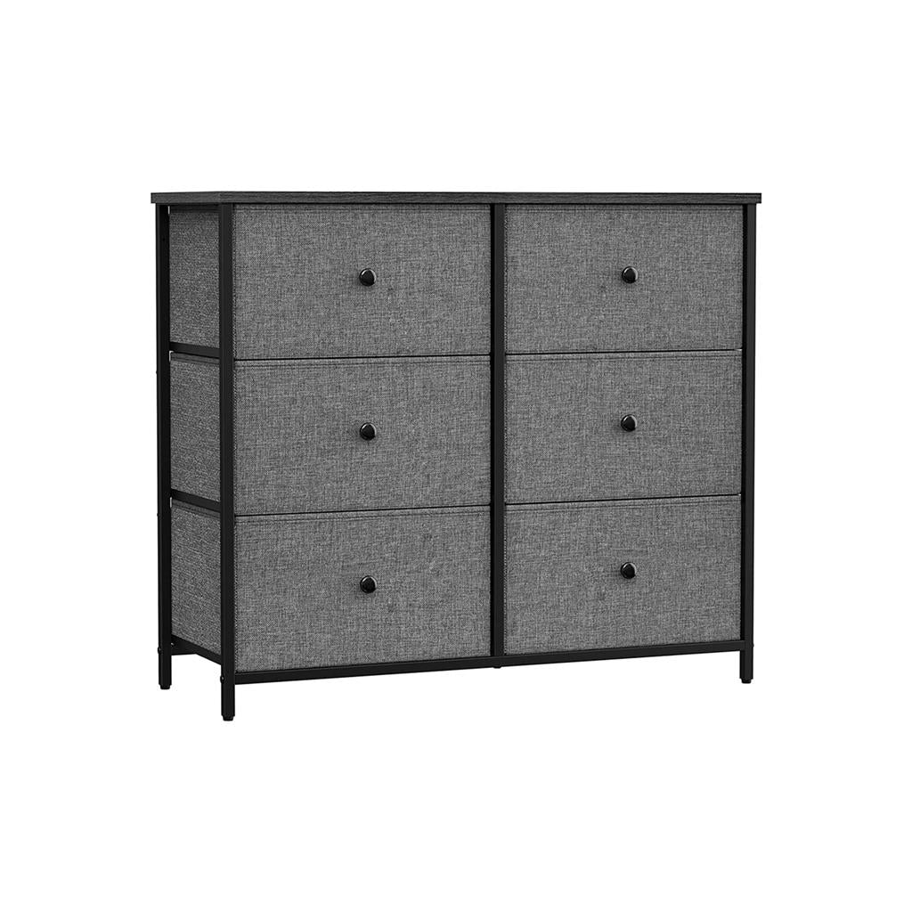 SONGMICS 6 Drawer ChestGray - Mycitystee