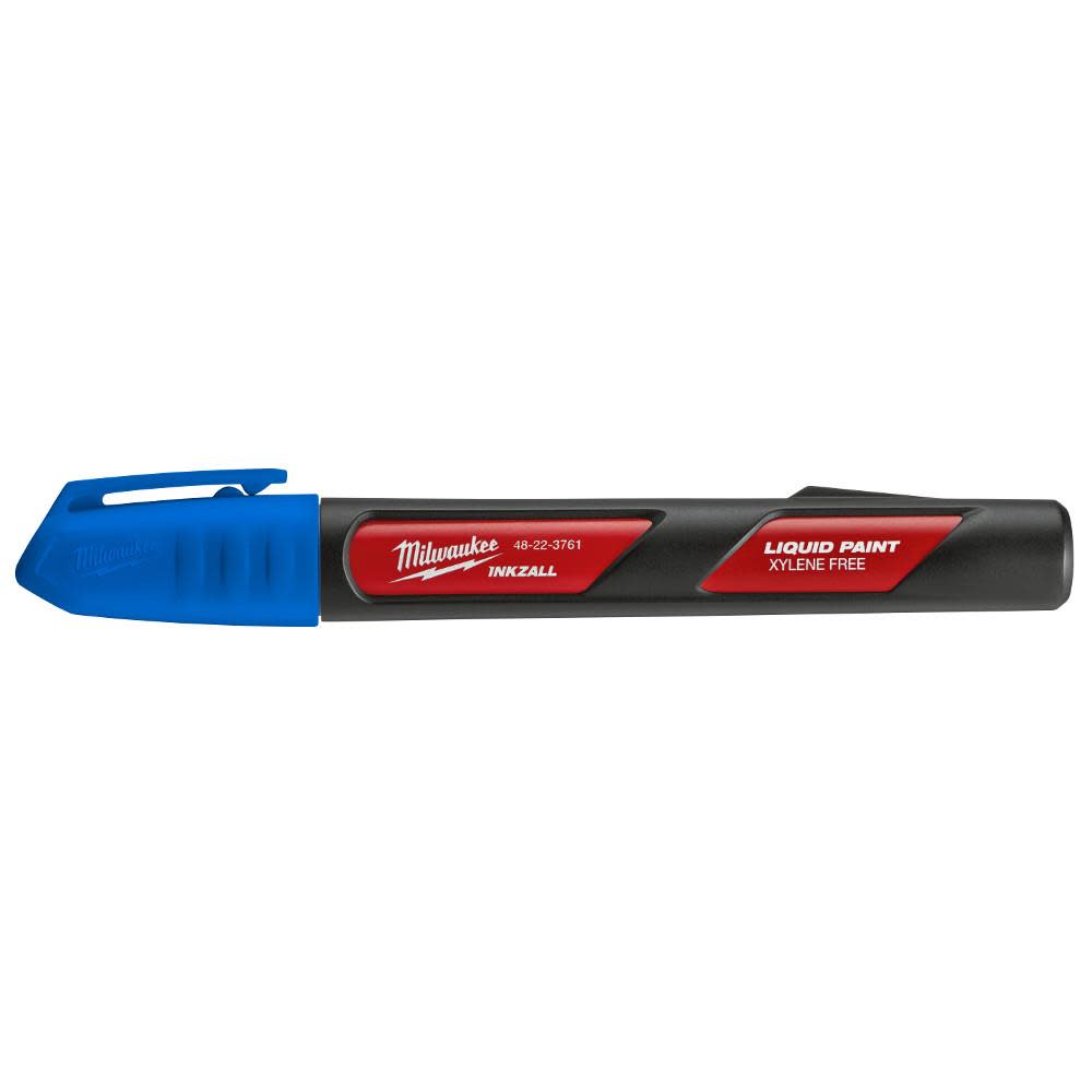 Milwaukee INKZALL Blue Paint Marker 48-22-3761 from Milwaukee - Mycitystee