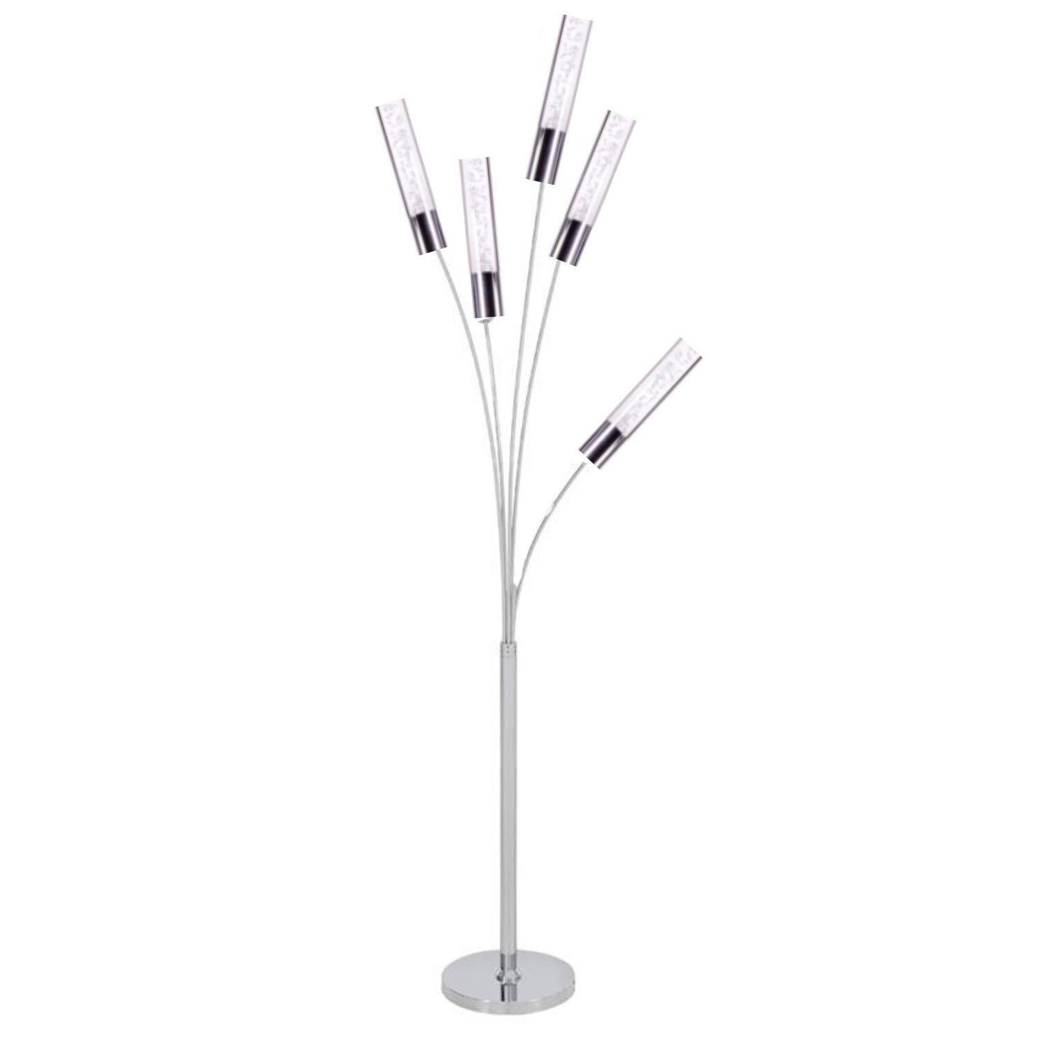 5 Crystal Cylinders Floor Lamp - L - Mycitystee