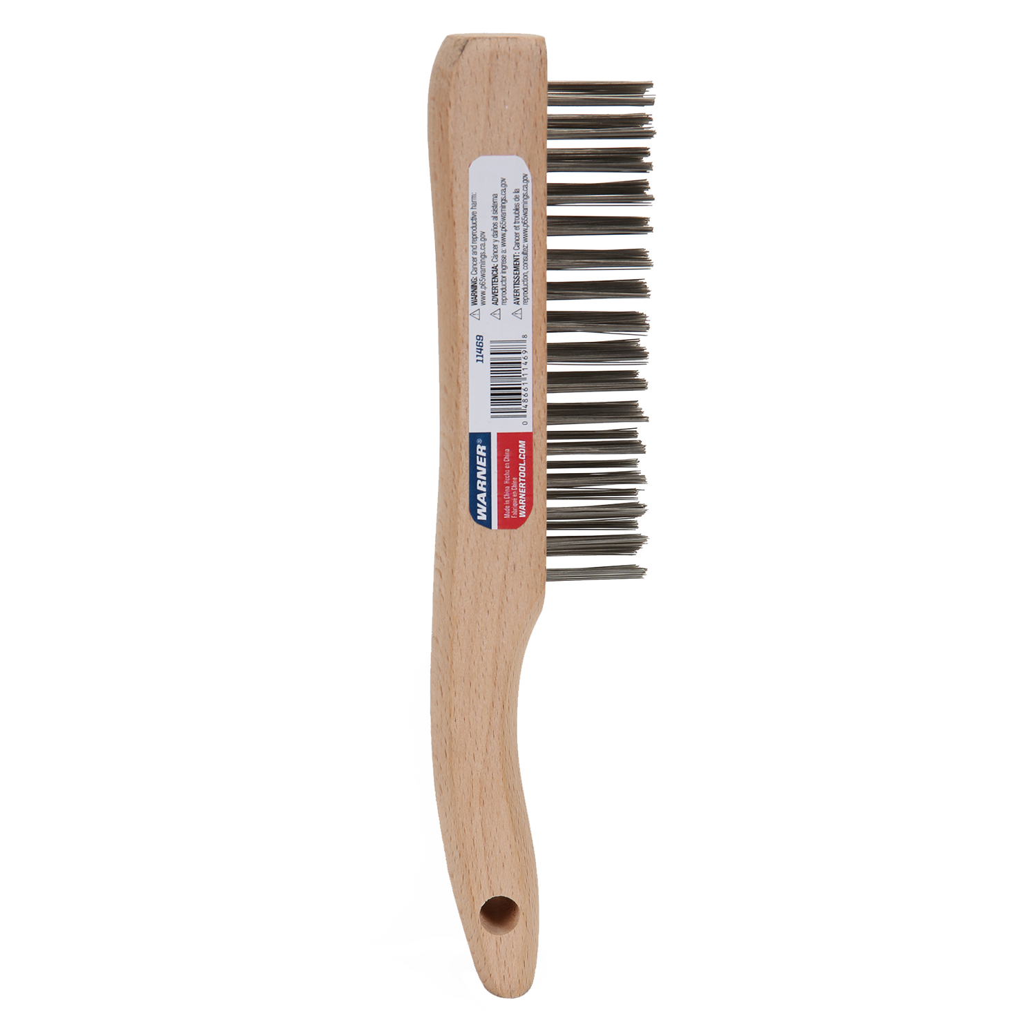 Warner 4 in. W X 10 in. L Stainless Steel Wire Brush - Mycitystee