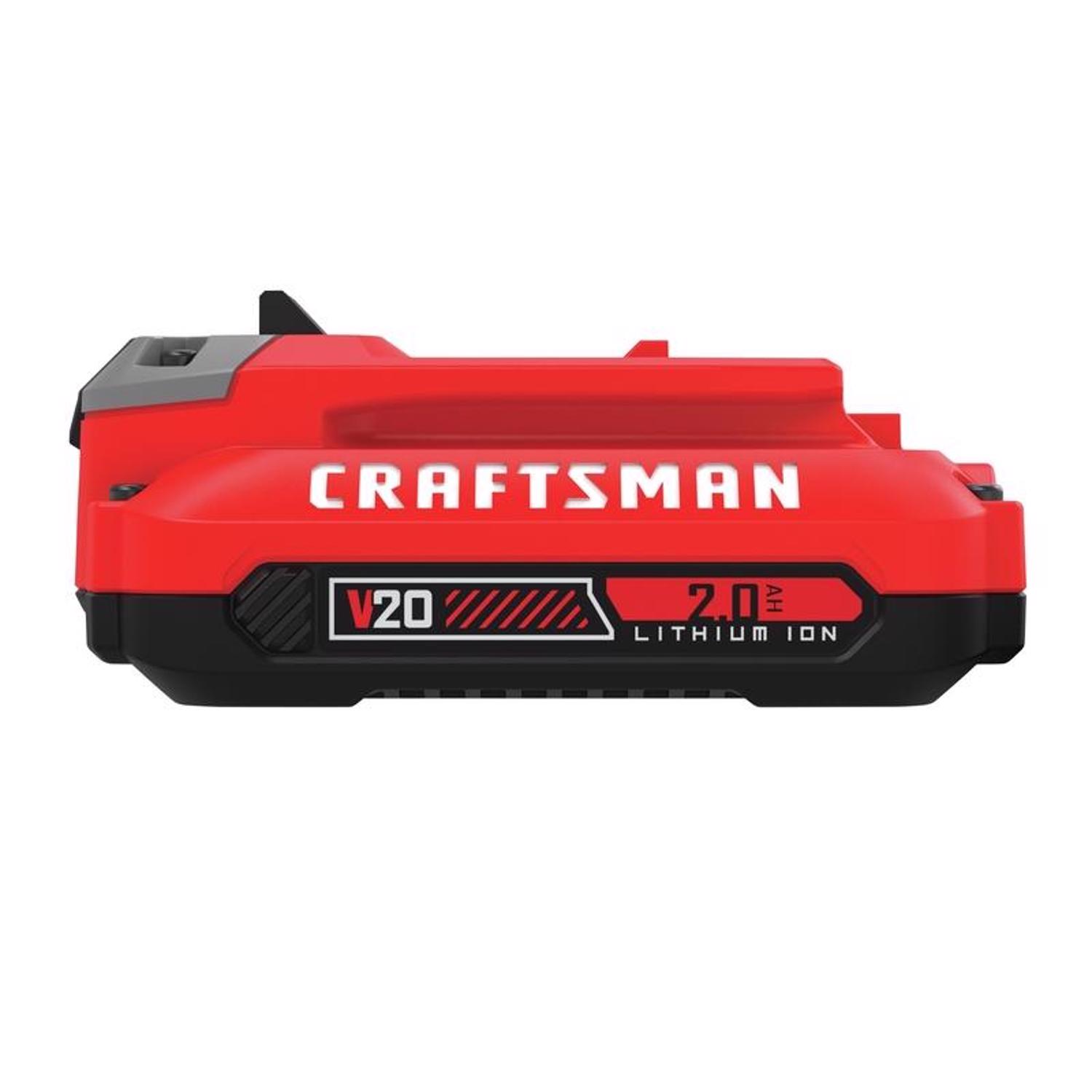Craftsman V20 CMCB202 20 V 2 Ah Lithium-Ion Battery Pack 1 pc - Mycitystee