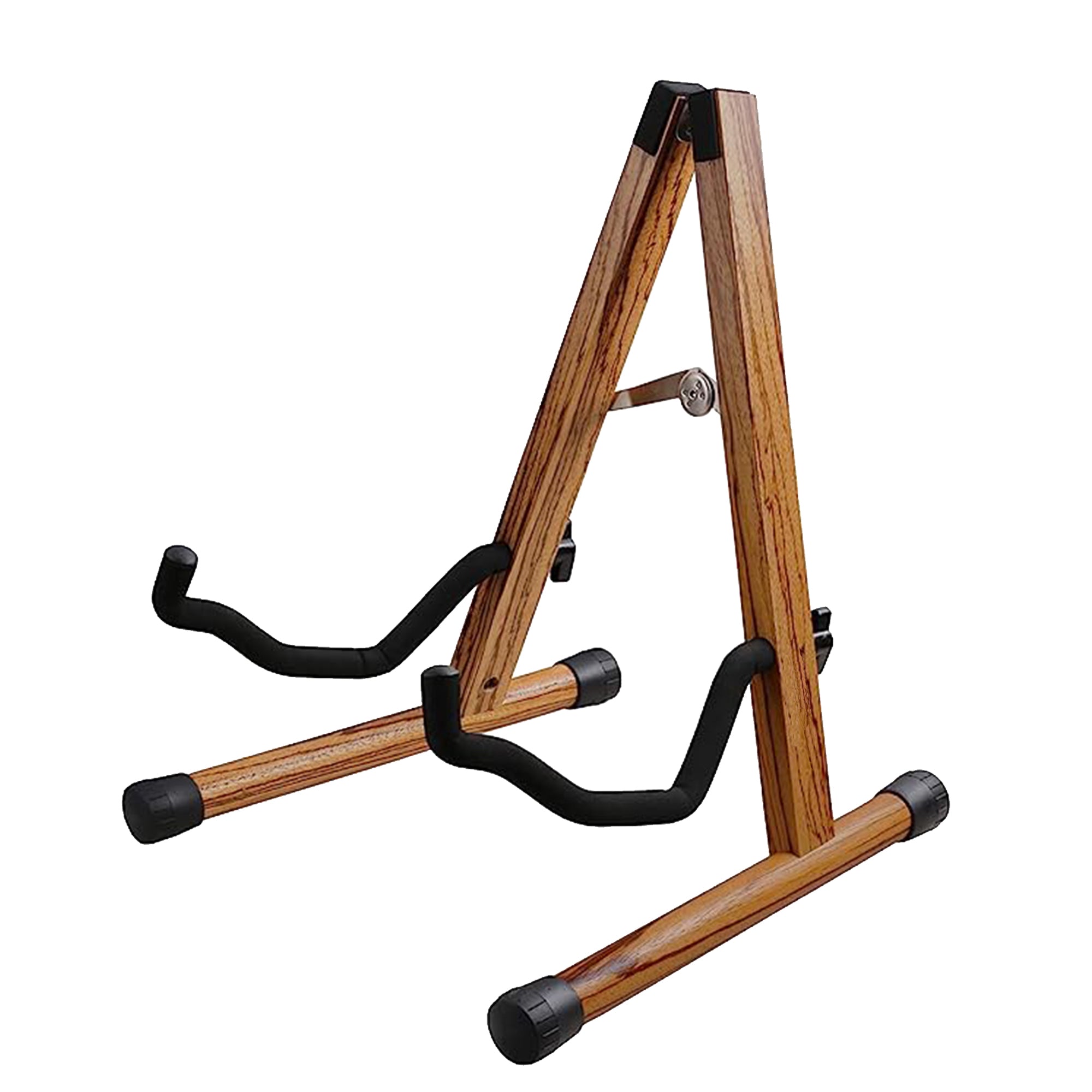 5 Core Wood Guitar Stand/ Acoustic Electric Wooden Guitar Floor Stand/ Universal A-Frame Folding Guitar Holder Adjustable for Bass, Cello, Mandolin, B - Mycitystee