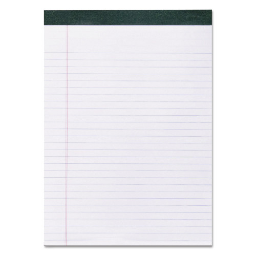 Roaring Spring Recycled Legal Pad， Wide/Legal Rule， 8.5 x 11， White， 40 Sheets， Dozen (74713) - Mycitystee