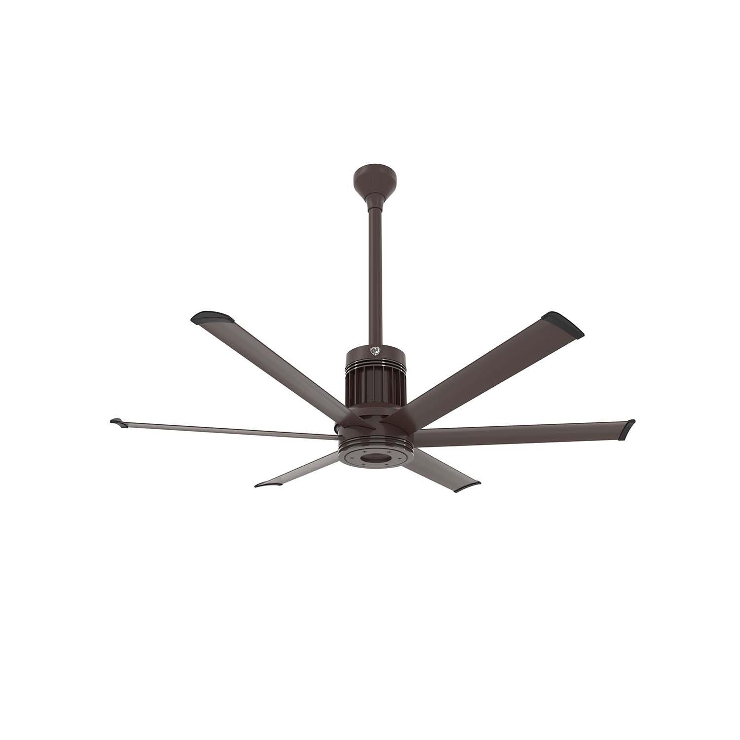 60-Inch i6 Ceiling Fan Universal Mount W/24-Inch Ext Tube and LED Oil Rubbed Bronze by Big Ass Fans - Mycitystee