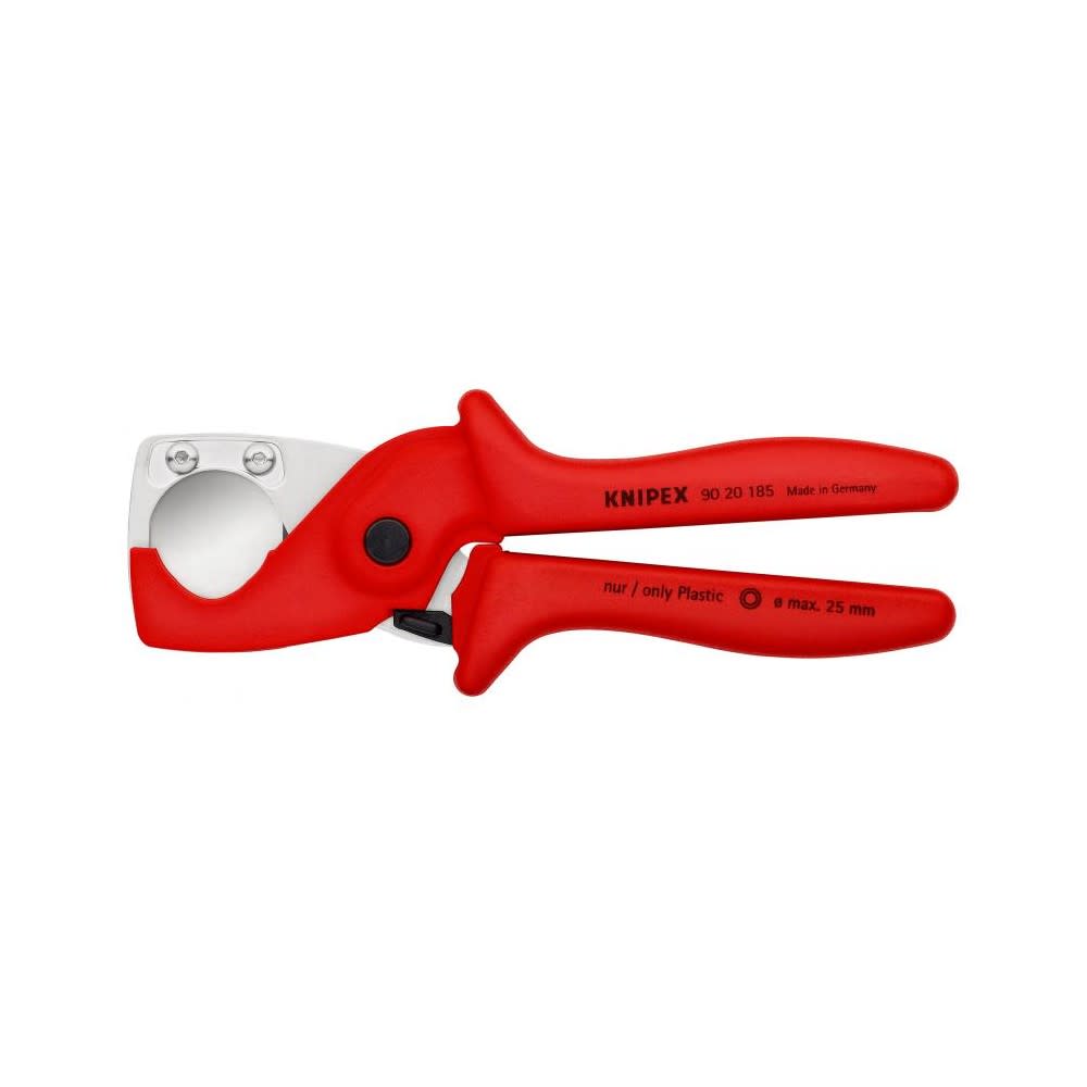 Knipex Plasticut Cutter For Hoses and Plastic Conduit Pipes 185mm - Mycitystee