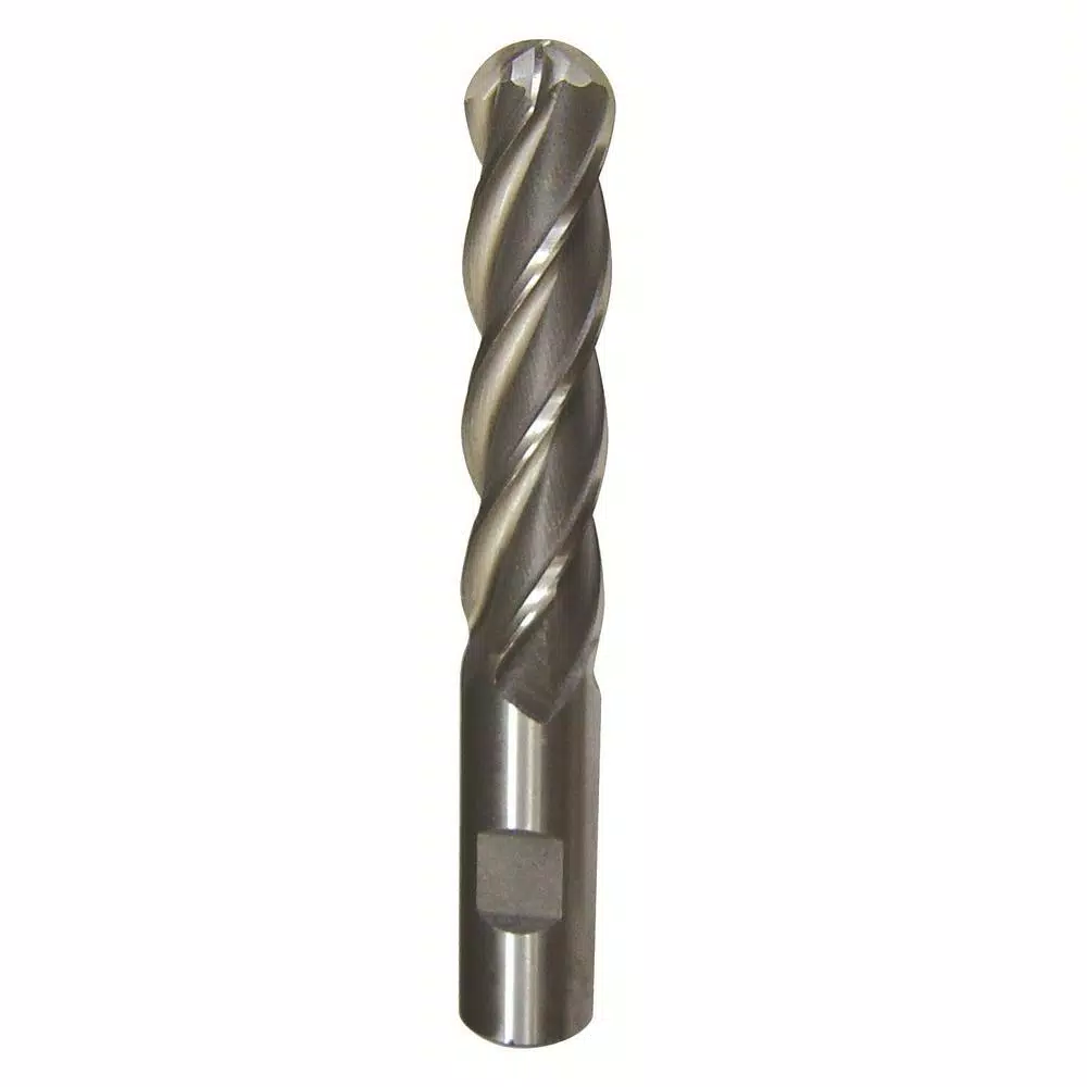 Drill America 3/8 in. x 3/8 in. Shank Carbide End Mill Specialty Bit with 4-Flute Ball Shape and#8211; XDC Depot - Mycitystee