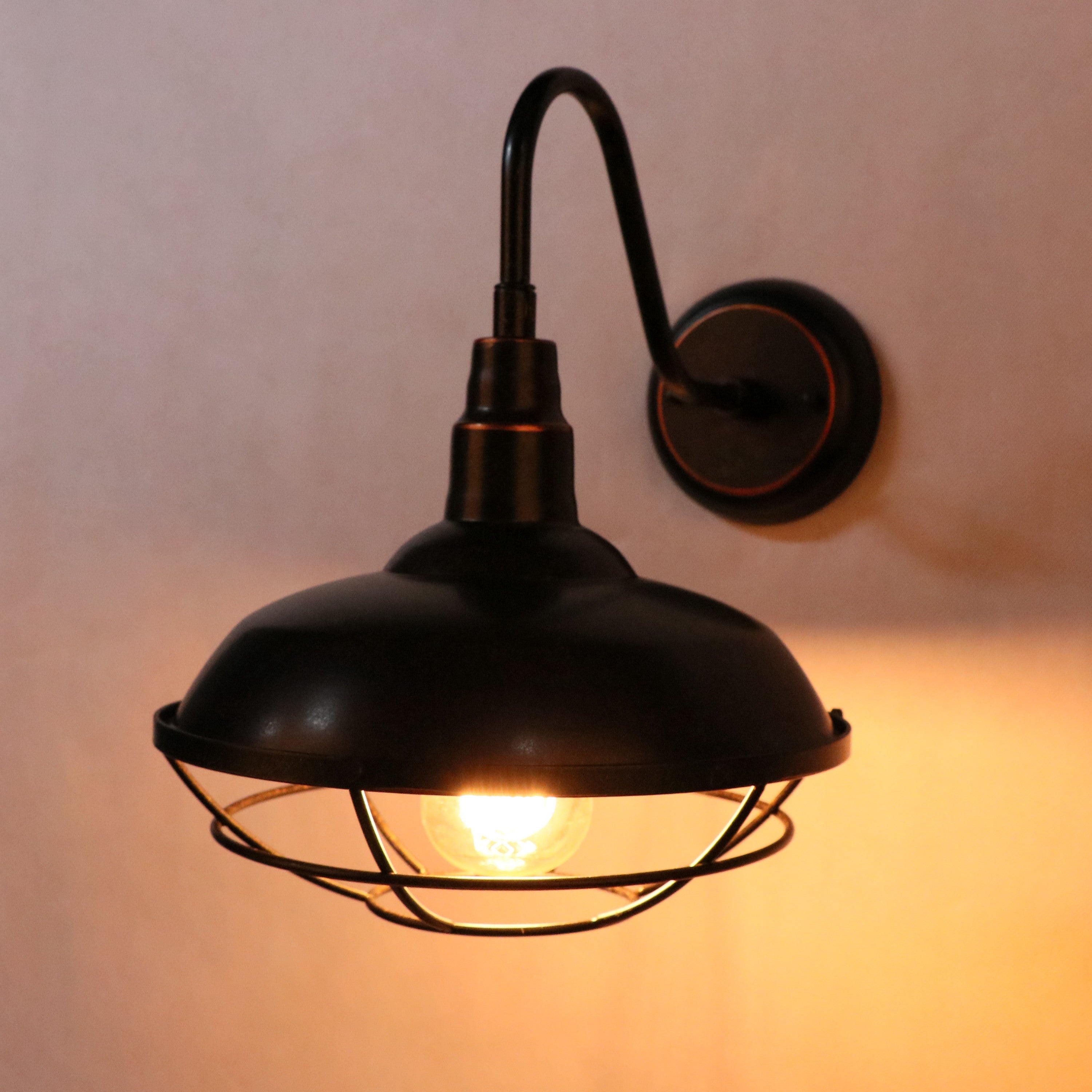 Jaylah 1 Light Outdoor Wall Lighting in Oil Rubbed Bronze Oil Rubbed Bronze Finish - Oil Rubbed Bronze Shopping - The Best Deals on Outdoor Barn Light - Mycitystee