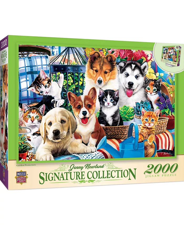 MasterPieces Puzzles Signature - Garden Protectors 2000 Piece Adult Jigsaw Puzzle - Mycitystee
