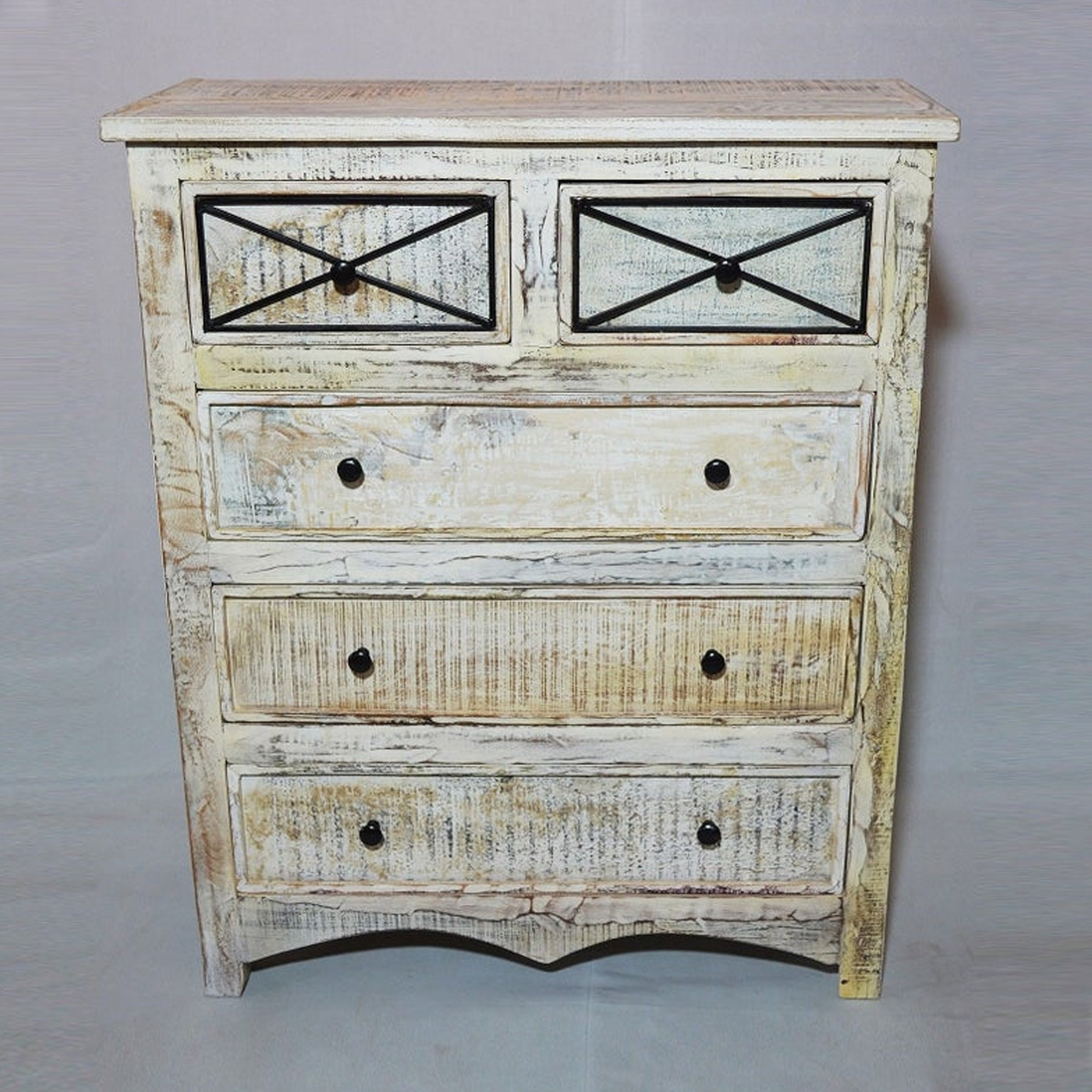 RUSTICA Reclaimed Wood Chest of Drawers - - 35097342 - Mycitystee