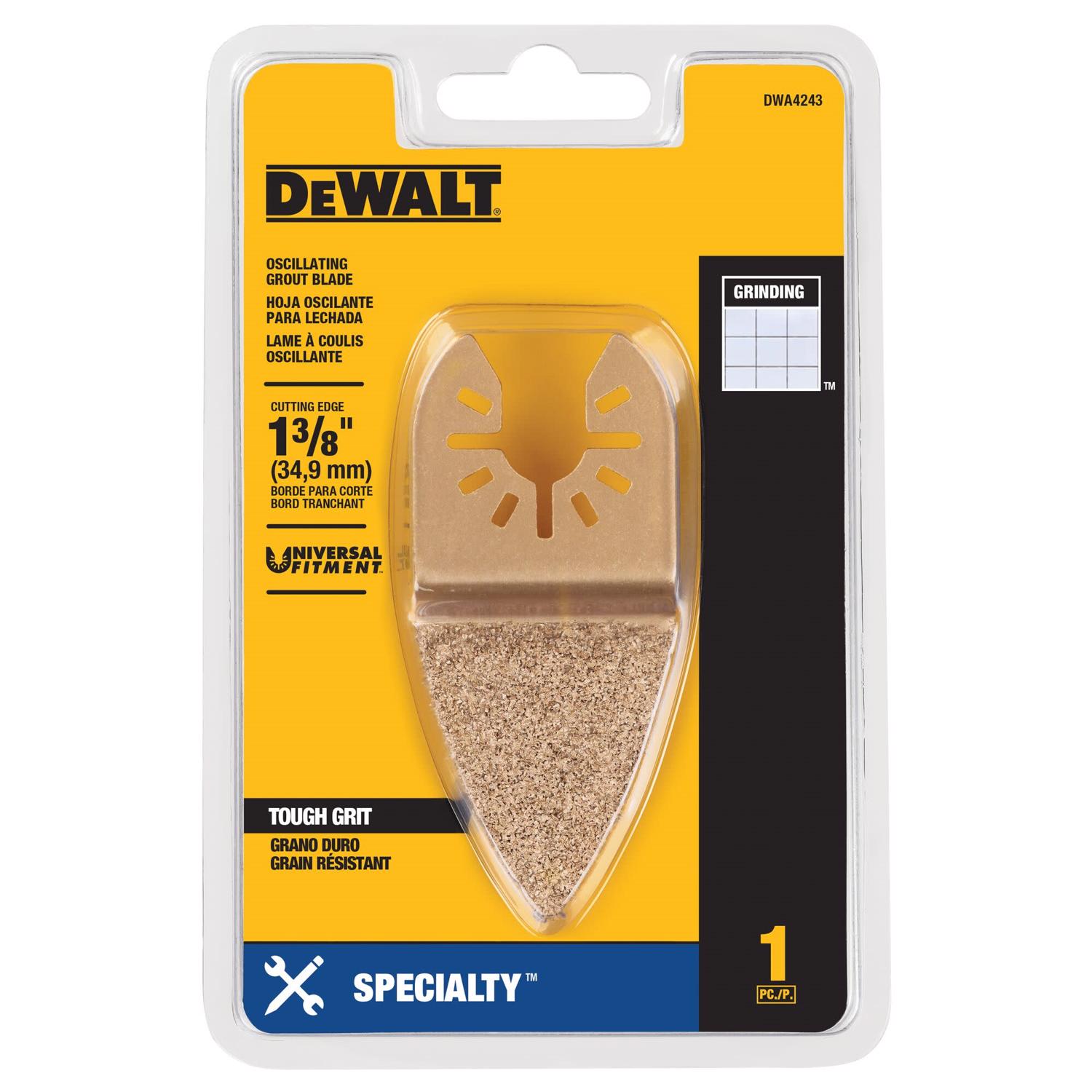 DeWalt Universal Fitment 1-3/8 in. Carbide Oscillating Blade 1 pc - Mycitystee