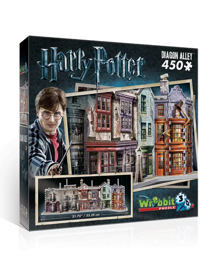 Wrebbit Harry Potter Collection - Diagon Alley 3D Puzzle- 450 Pieces - Mycitystee