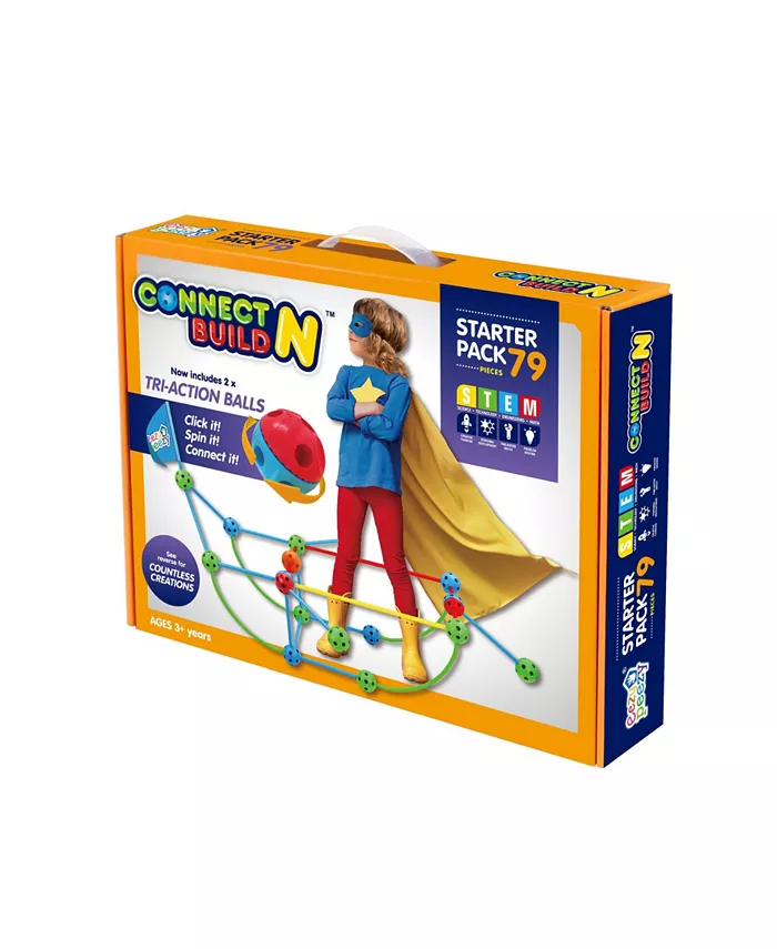 Eezy Peezy Connect and Build Set， 79 Pieces - Mycitystee
