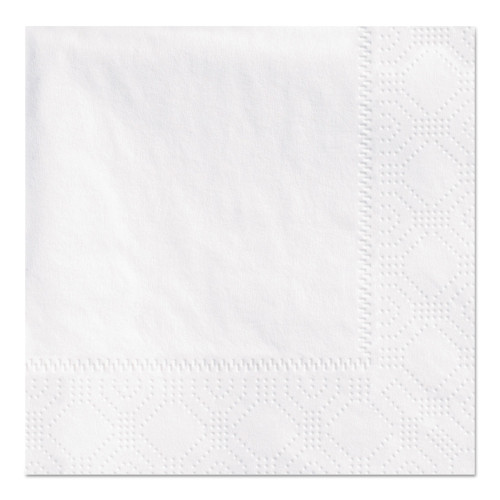 Hoffmaster Beverage Napkins， 2-Ply 9 1/2 x 9 1/2， White， Embossed， 1000/Carton (180300) - Mycitystee