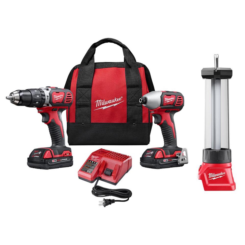 Milwaukee M18 Cordless Lithium Ion 2 Tool Combo Kit with Lantern 2697-22CTL from Milwaukee - Mycitystee
