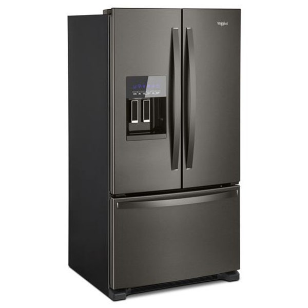 24.7 cu ft French Door Black Stainless Steel Refrigerator - Mycitystee