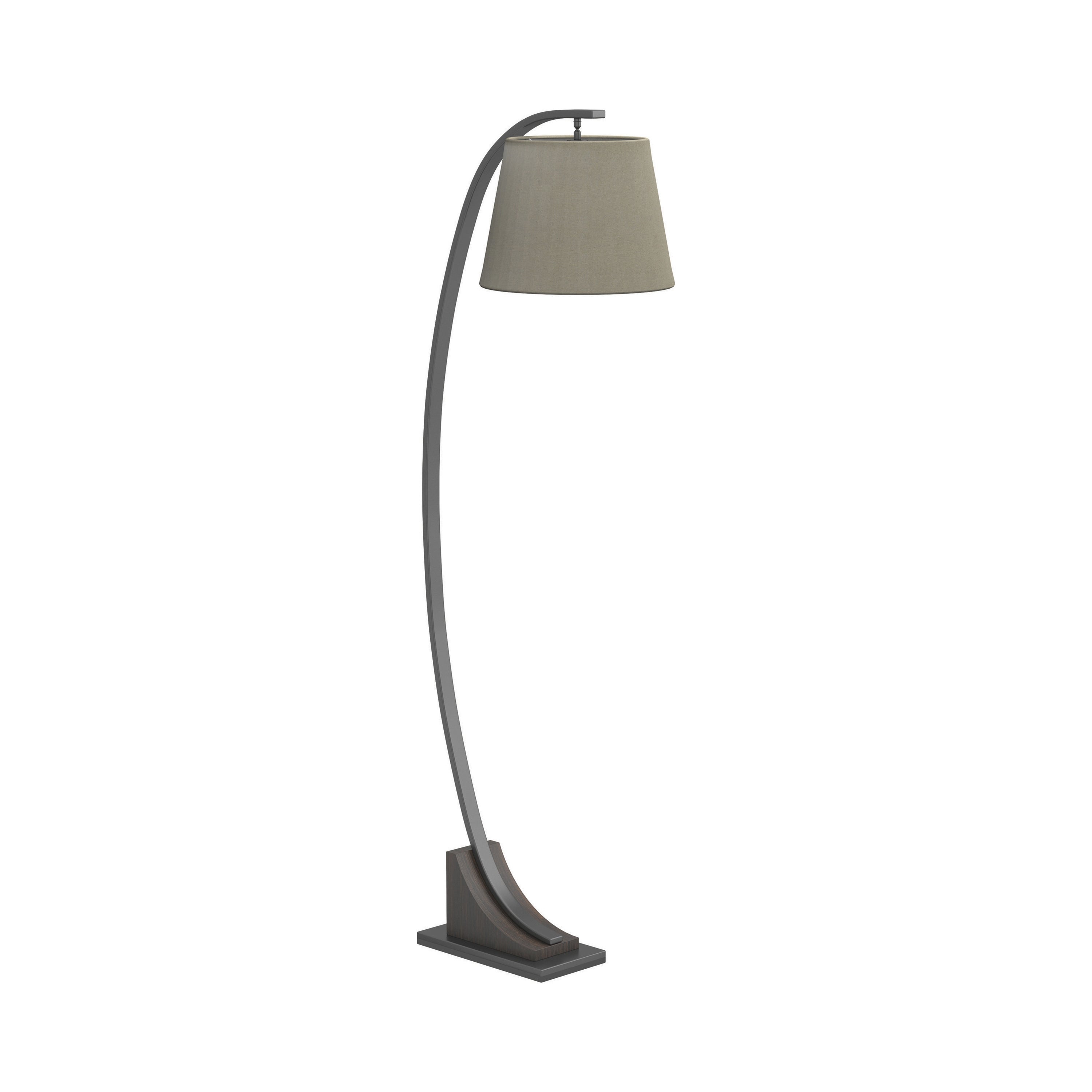 Mitford Oatmeal and Brown Floor Lamp - Mycitystee