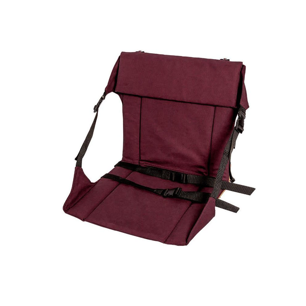 Burgundy Canvas Canoe and Camp Chair With Pouch - Mycitystee