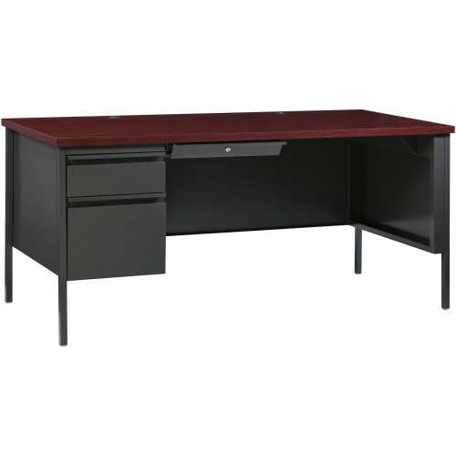Lorell Fortress Series Left-Pedestal Desk (60919) - Mycitystee