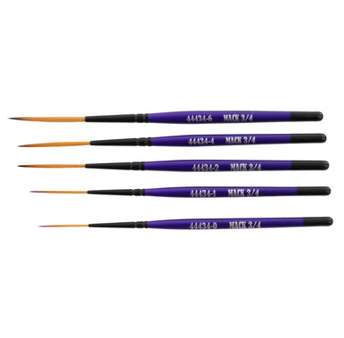 Set (5) Series 44434 The Virus Pinstriping Brushes Sizes 0-6 - Mycitystee