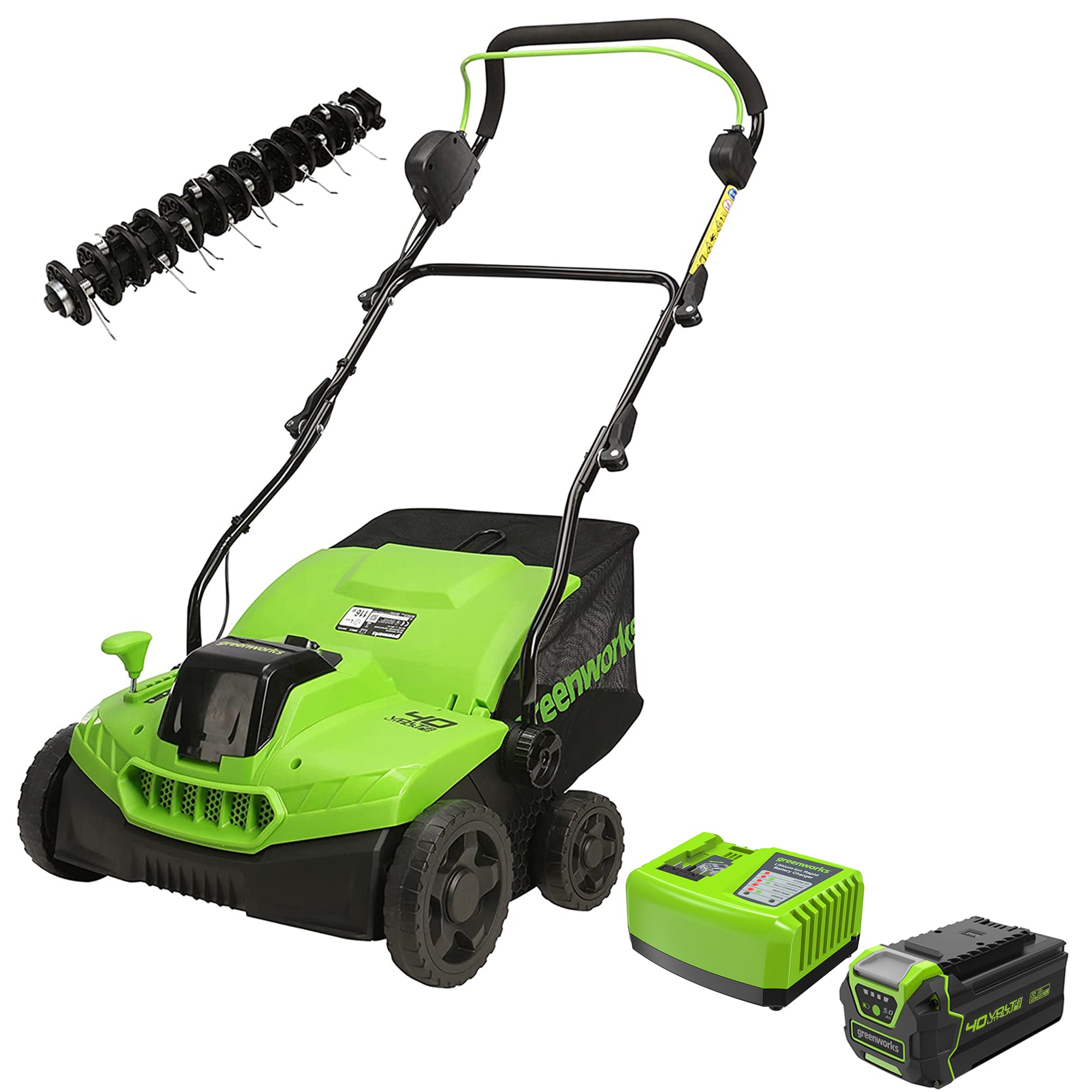 40V 14-Inch Cordless Dethatcher/ Scarifier | Greenworks Tools - Mycitystee