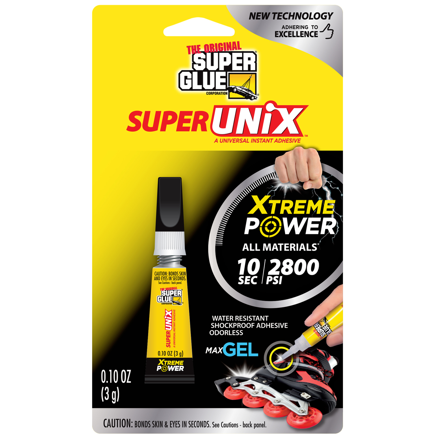 The Original Super Glue Superunix Super Strength Cyanoacrylate Instant Bond Adhesive 0.1 oz - Mycitystee