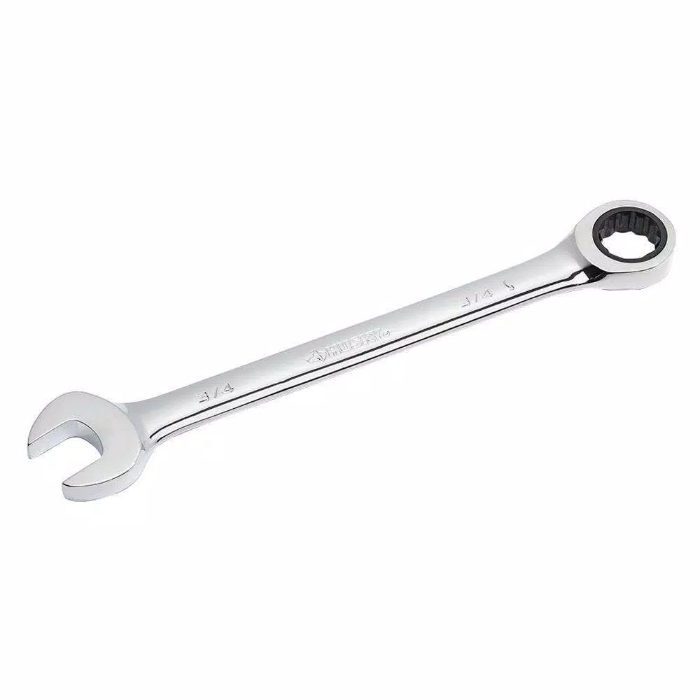 Husky 3/4 in. 12-Point SAE Ratcheting Combination Wrench and#8211; XDC Depot - Mycitystee