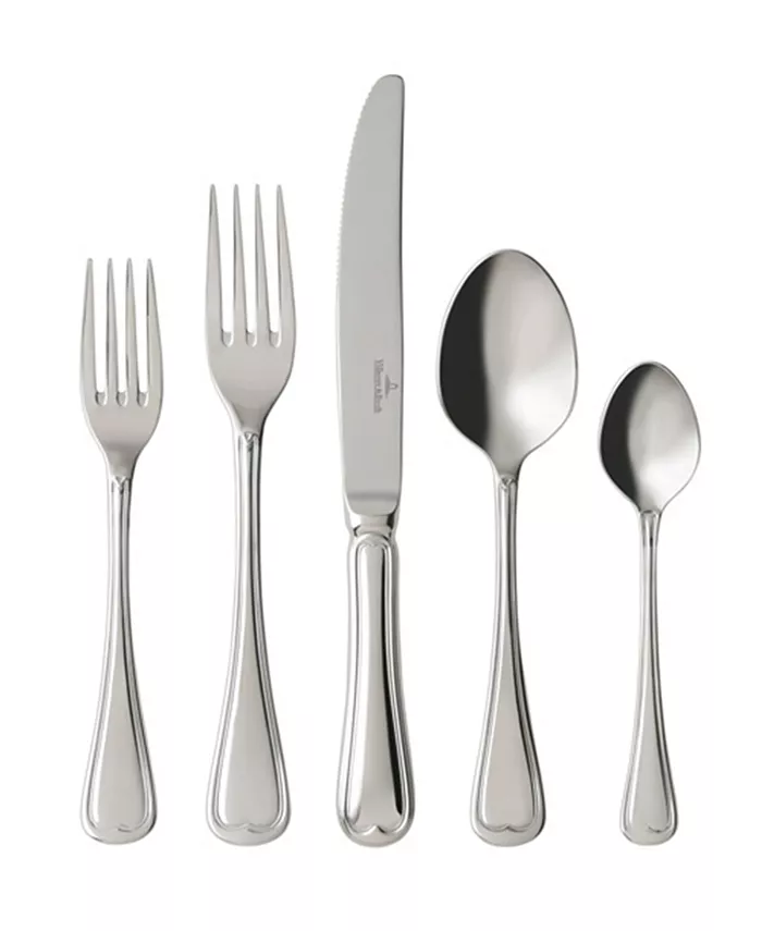 Cambridge Silversmiths Tyrus Satin Mirror 20-Piece Flatware Set， Service for 4 - Mycitystee