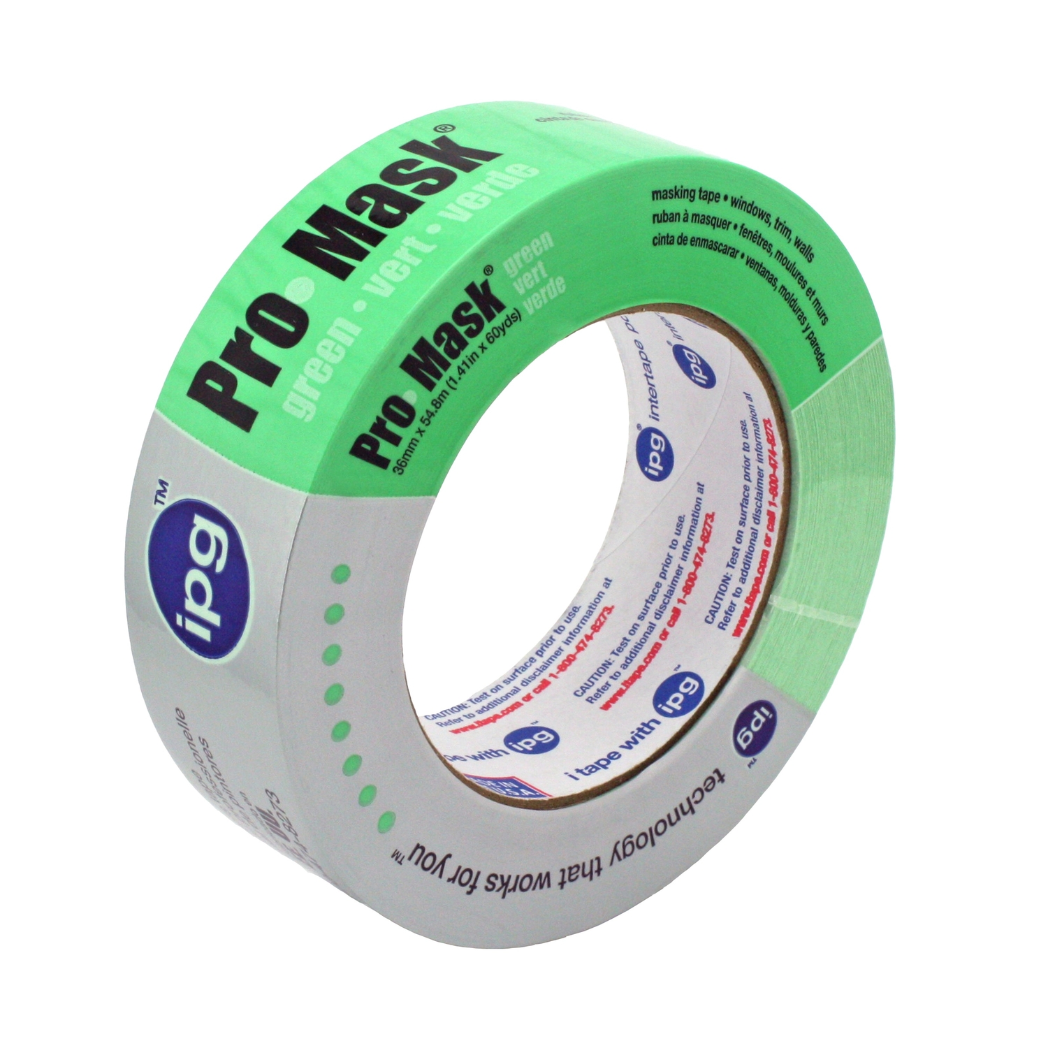 IPG Pro-Mask 1.41 in. W X 60 yd L Green Masking Tape - Mycitystee