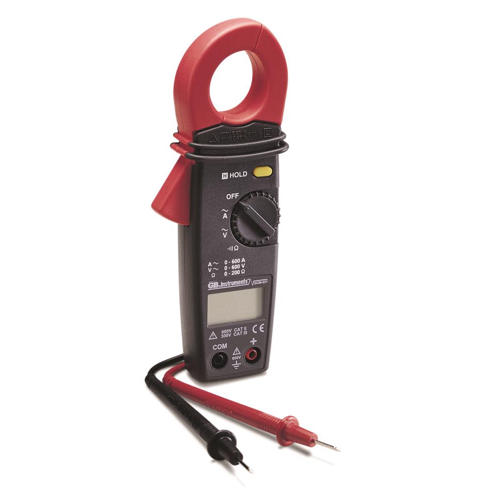 GB Clamp-On Volt-Ohm-Ammeter, 600 V AC - Mycitystee