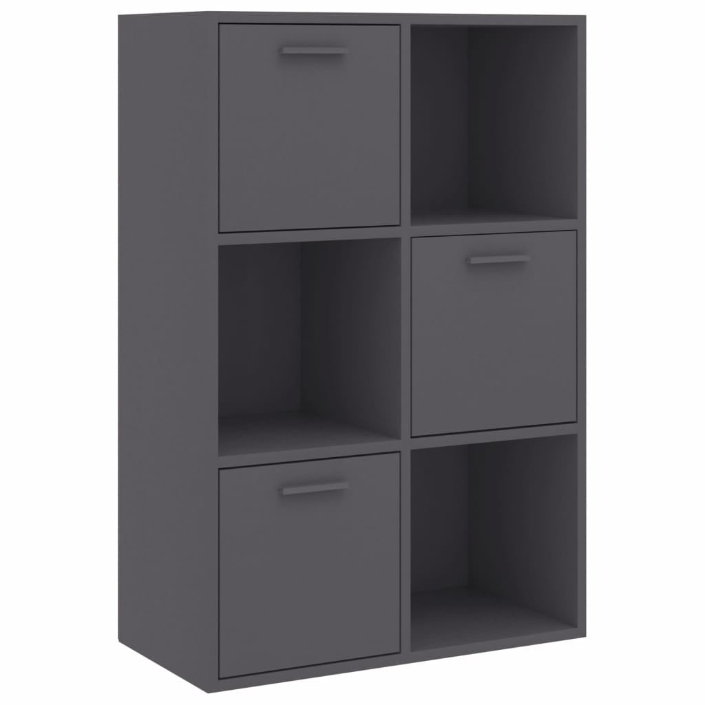 vidaXL Storage Cabinet Gray 23.6