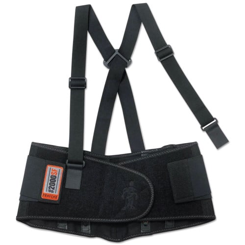 ergodyne ProFlex 2000SF High-Performance Spandex Back Support， Large， Black (11284) - Mycitystee