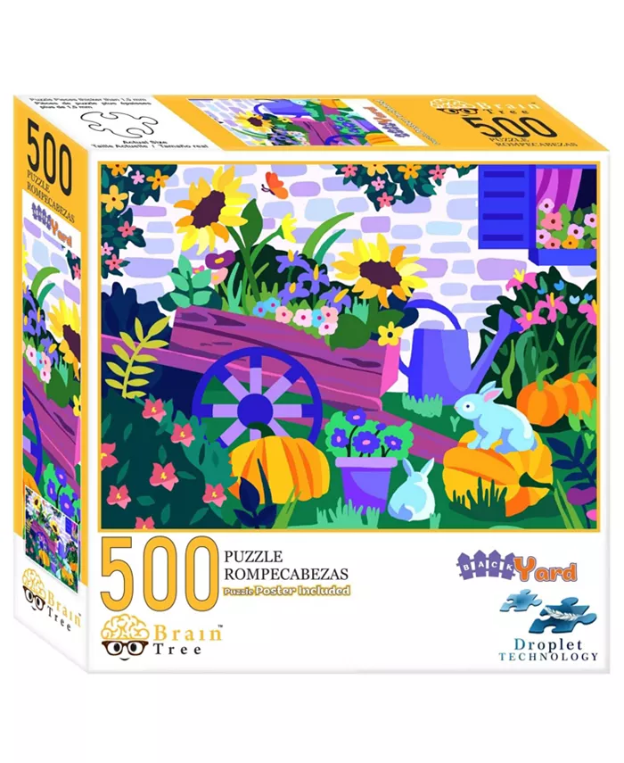 Brain Tree Games Backyard 500 Piece Puzzles for Adults - Mycitystee