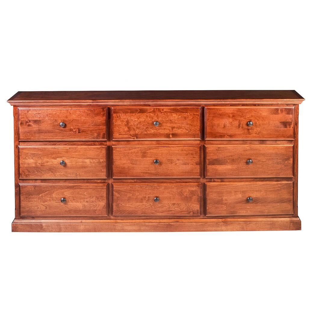 Forest Designs Red Wood Traditional 9-drawer Dresser - - 11901658 - Mycitystee