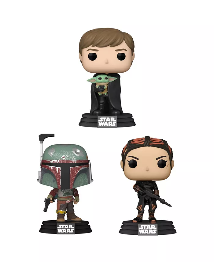 Lissi Dolls Funko Plaster of Paris Star Wars Mandalorian Collectors Set， 3 Pieces - Mycitystee