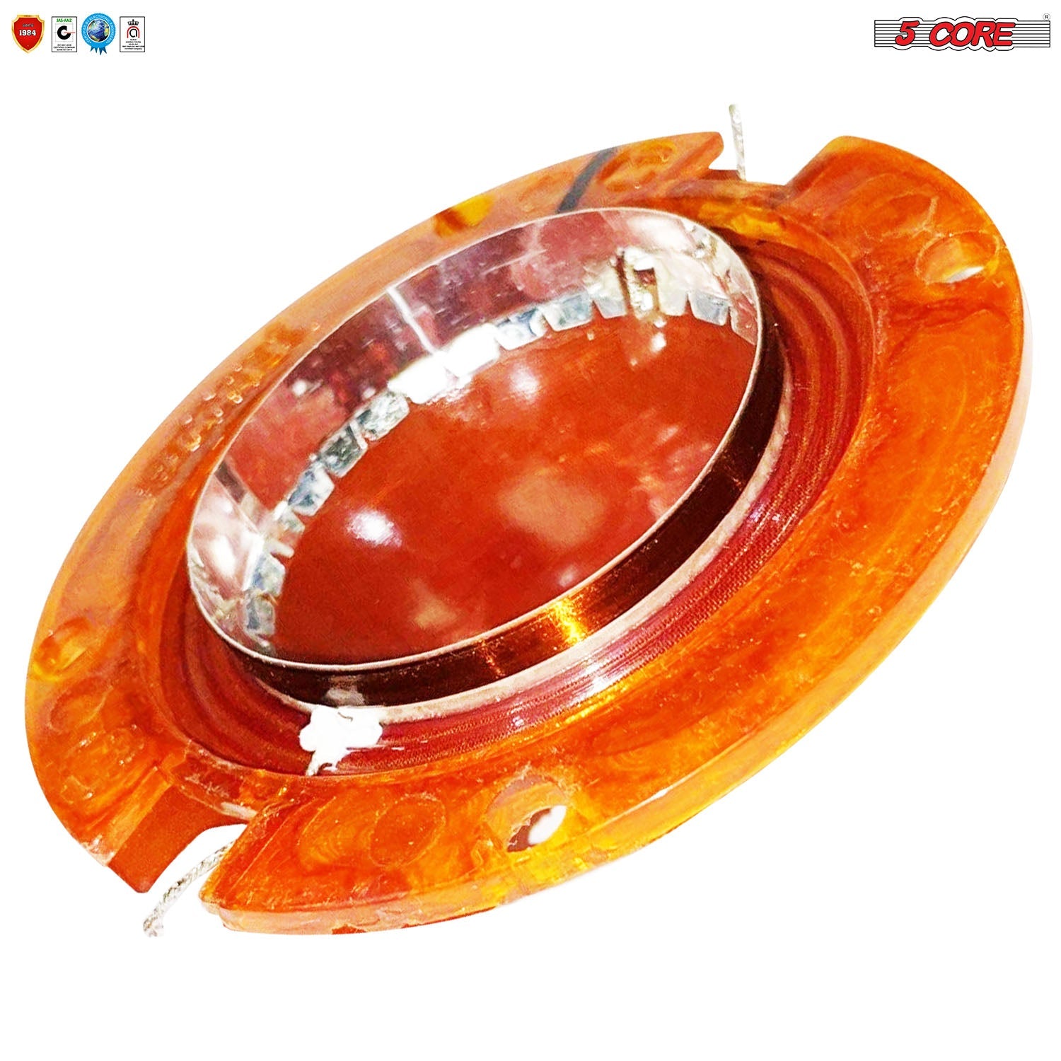 5 Core Speaker Tweeter Phenolic Voice Coil, 2 Inch Diaphragm Phenolic Voice Coil Great Sound Quality Unit- DP 200 - Mycitystee