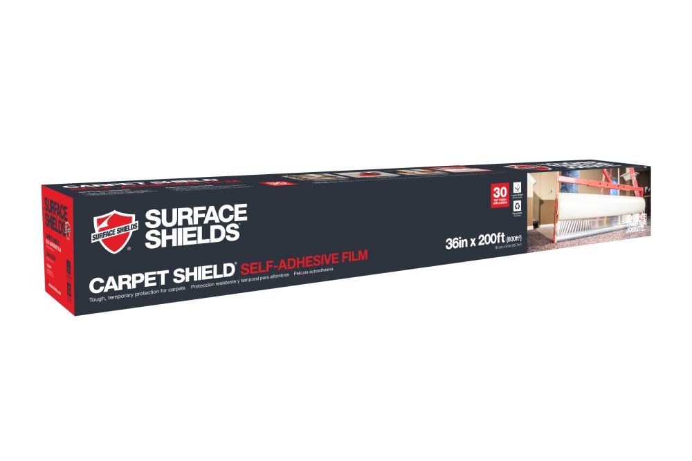 36in x 200ft Carpet Shield Self Adhesive Protection Film - Mycitystee