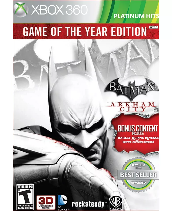 Warner Bros. Batman: Arkham City Game of the Year Edition (Platinum Hits) - Xbox 360 - Mycitystee