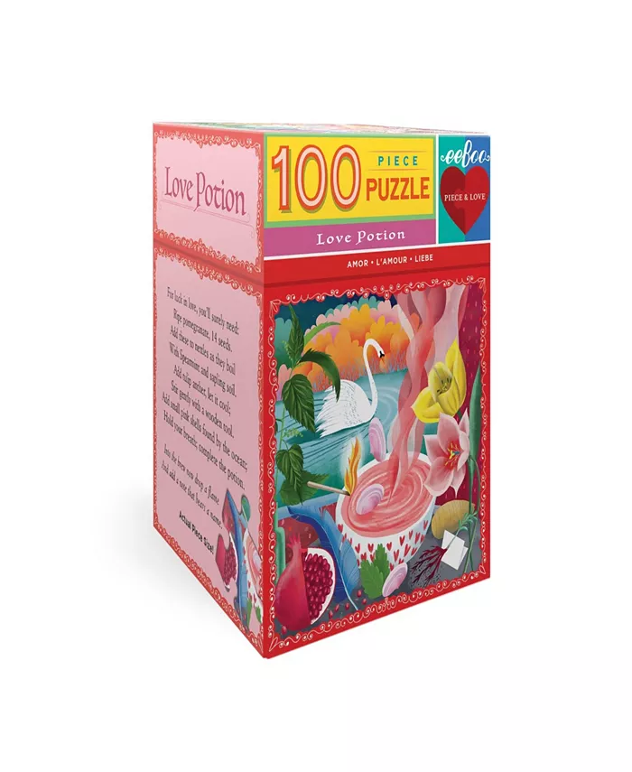 Eeboo Love Potion 100 Piece Puzzle Set - Mycitystee
