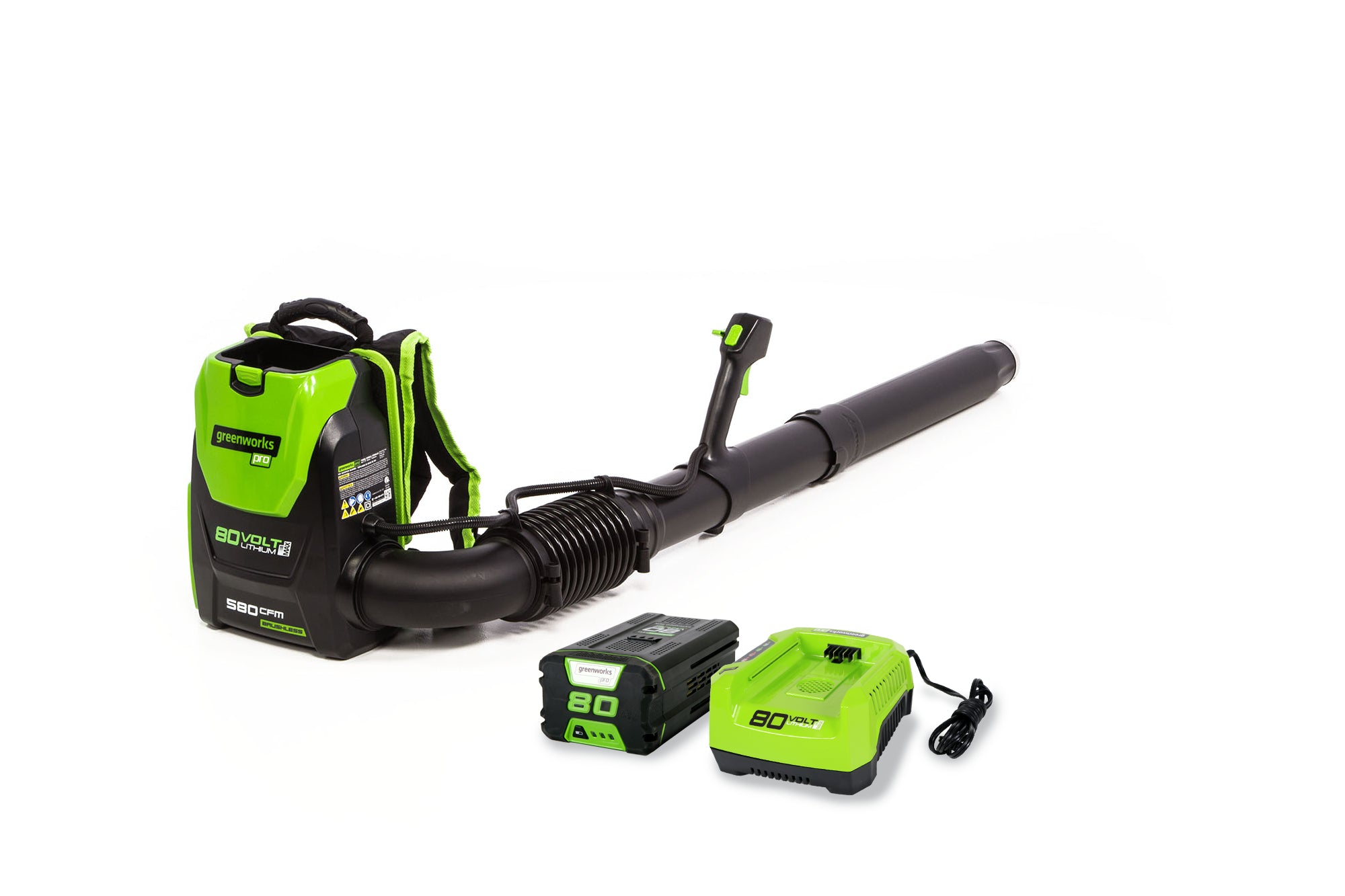 Greenworks 80V 580 CFM Brushless Backpack Blower (Tool Only) - Mycitystee