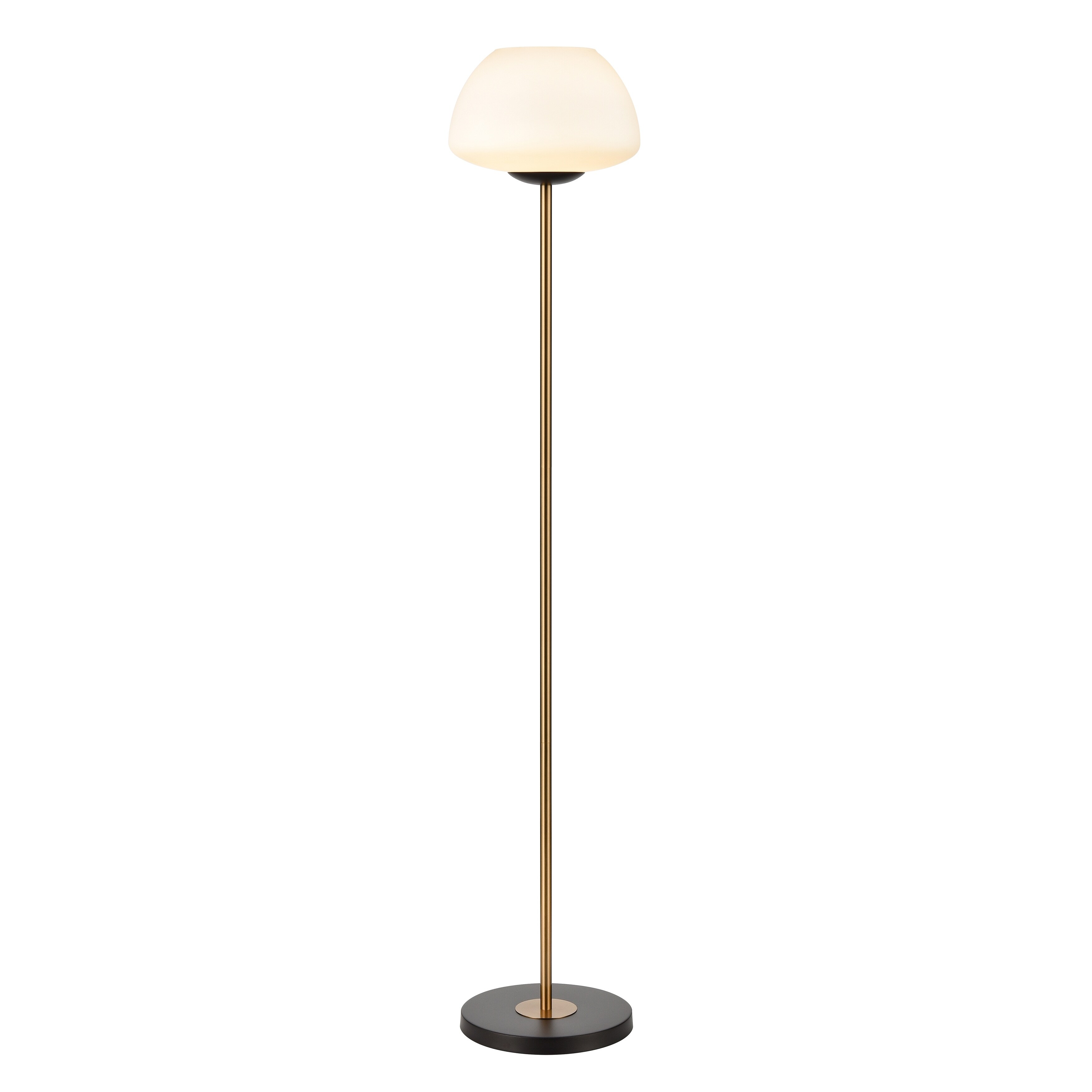 Ali Grove 62'' High 1-Light Floor Lamp - Aged Brass - Mycitystee