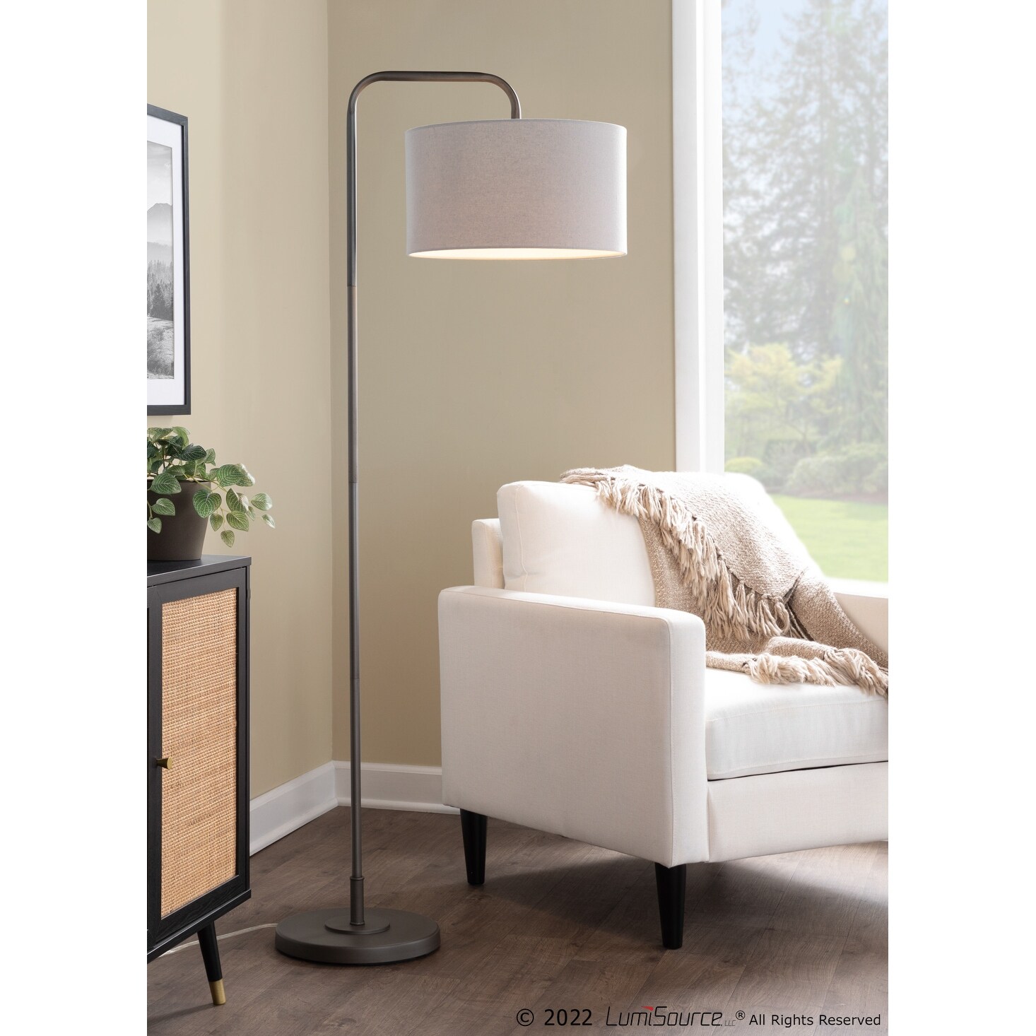 Porch and Den Sandpine Arc Floor Lamp - Mycitystee