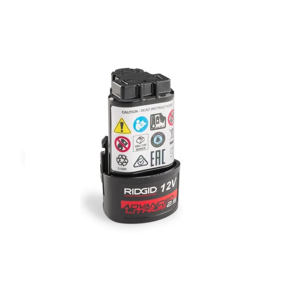 Ridgid Battery 12 V Li-Ion 2.5AH 55183 from Ridgid - Mycitystee