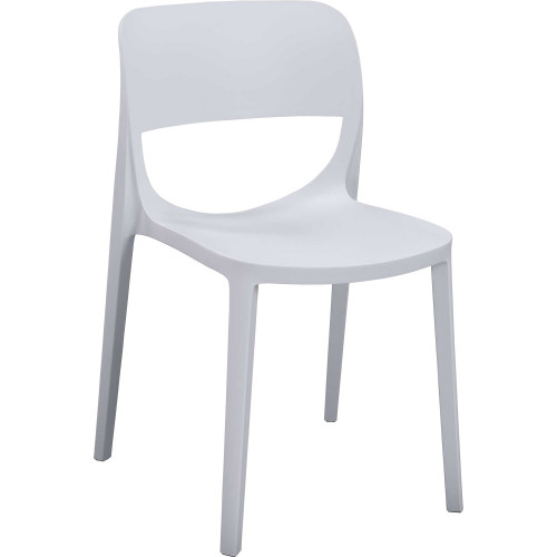 Lorell Indoor/Outdoor Hospitality Poly Stack Chair (42961) - Mycitystee