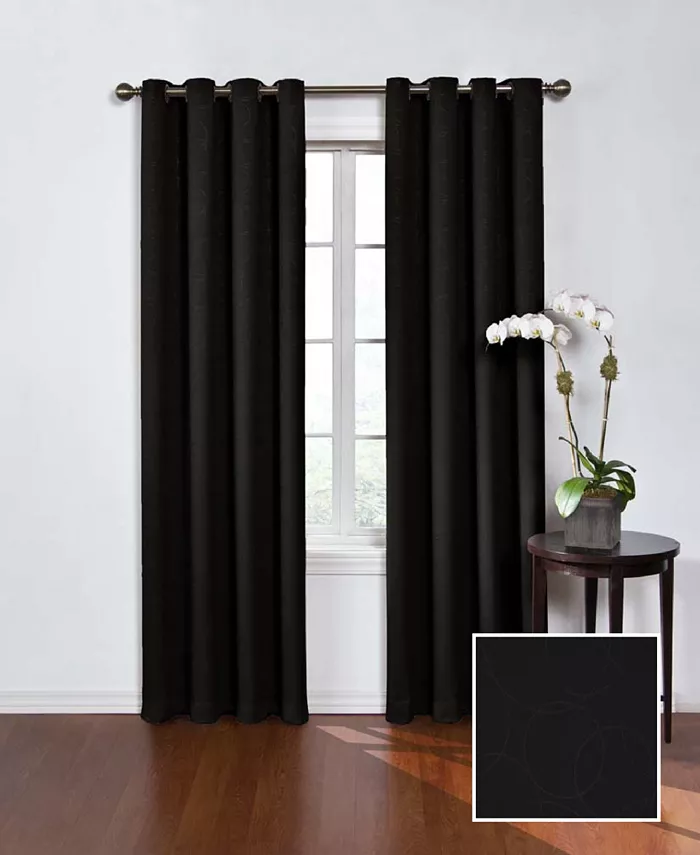 Eclipse Round and Round Thermaweave Blackout Panel - Mycitystee