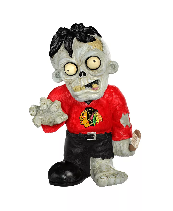 Forever Collectibles NHL Resin Zombie Figurine， Chicago Blackhawks - Mycitystee