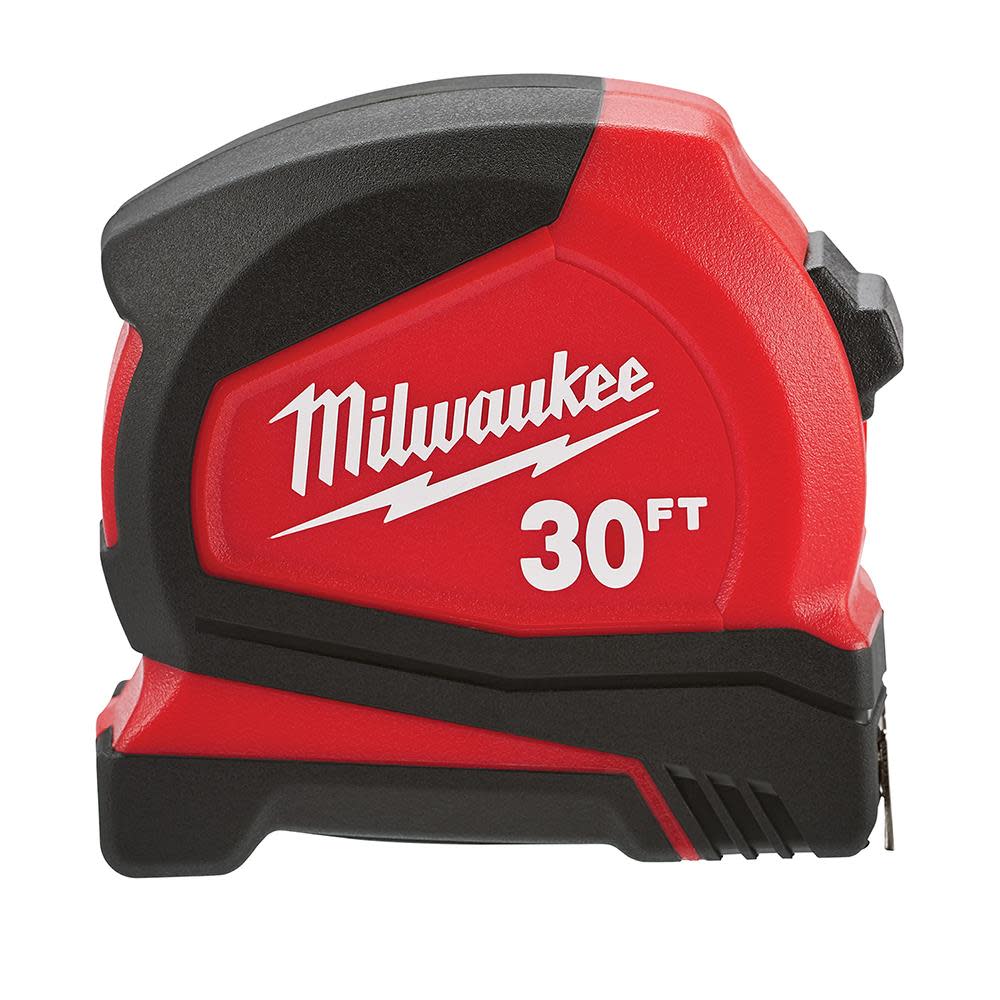 Milwaukee 30 ft. Compact Tape Measure 48-22-6630 from Milwaukee - Mycitystee