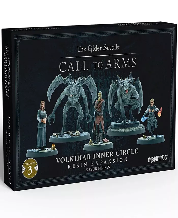 Modiphius The Elder Scrolls Call to Arms Volkihar Inner Circle 5 Unpainted Resin Figures - Mycitystee