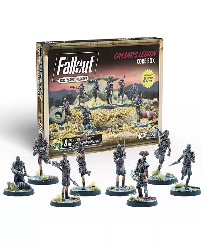 Modiphius Fallout Wasteland Warfare Caesar's Legion Core Box Role Playing Game 8 Figure Set - Mycitystee