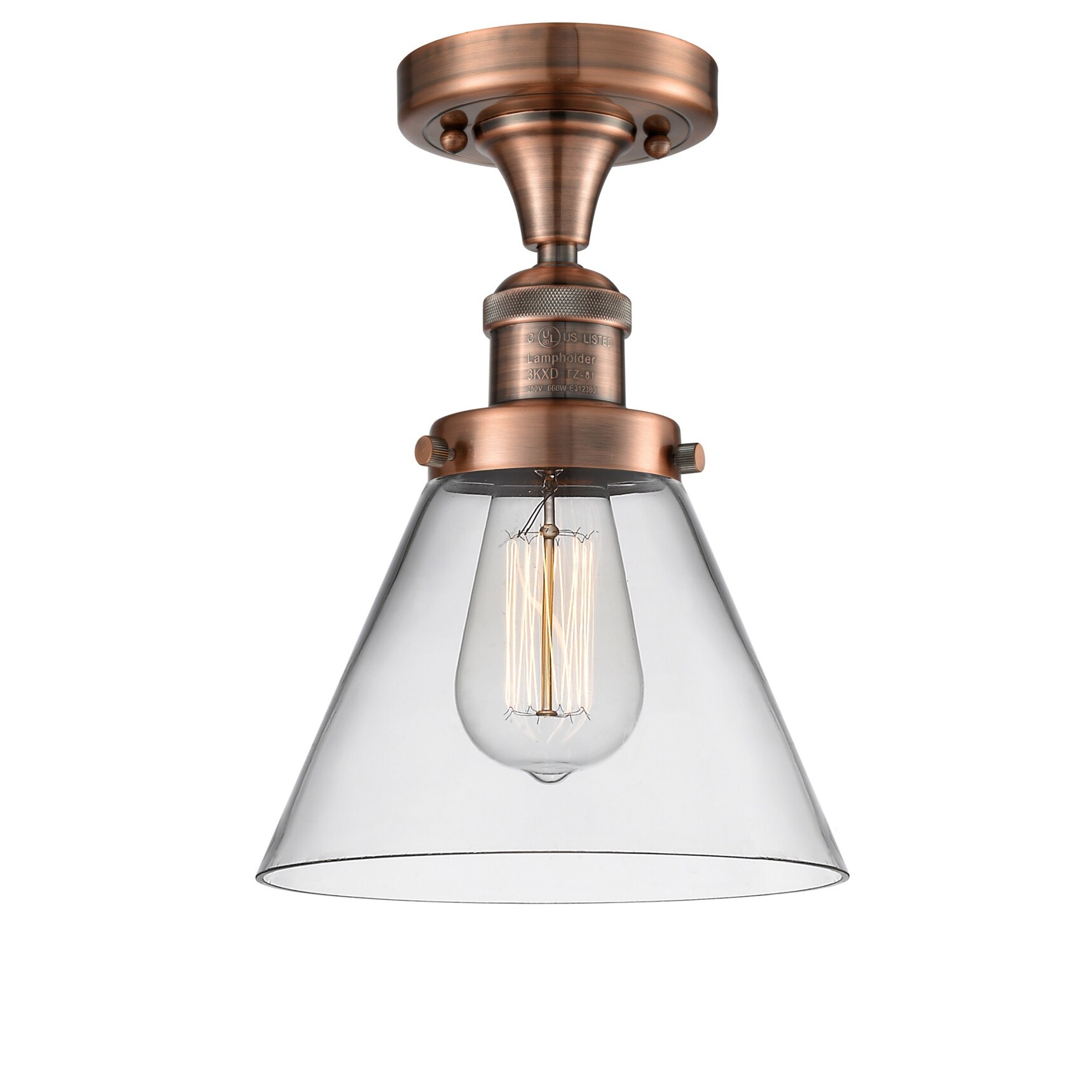 Innovations Lighting Large Cone Single Light 8